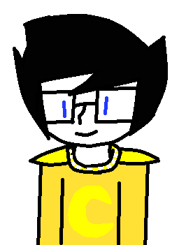 Fanart of Egbert from Homestuck